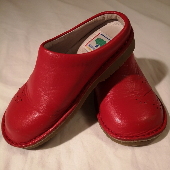 mulberry bush Other - Red Leather Mules 9T